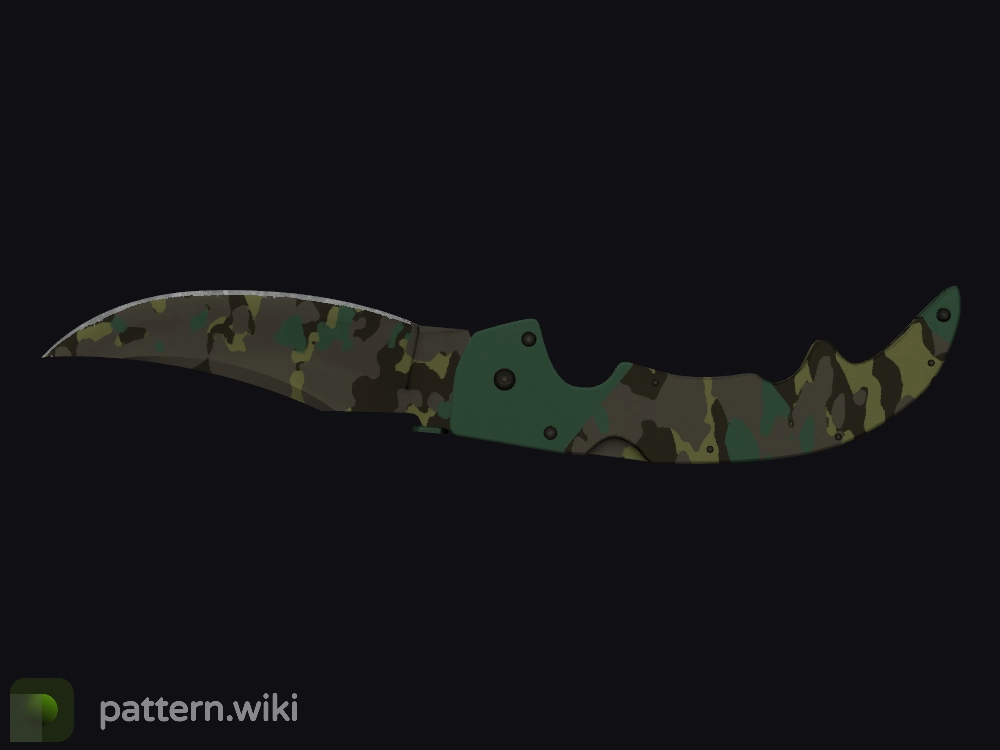 Falchion Knife Boreal Forest seed 348