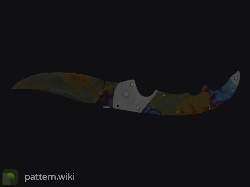 Falchion Knife Case Hardened seed 186