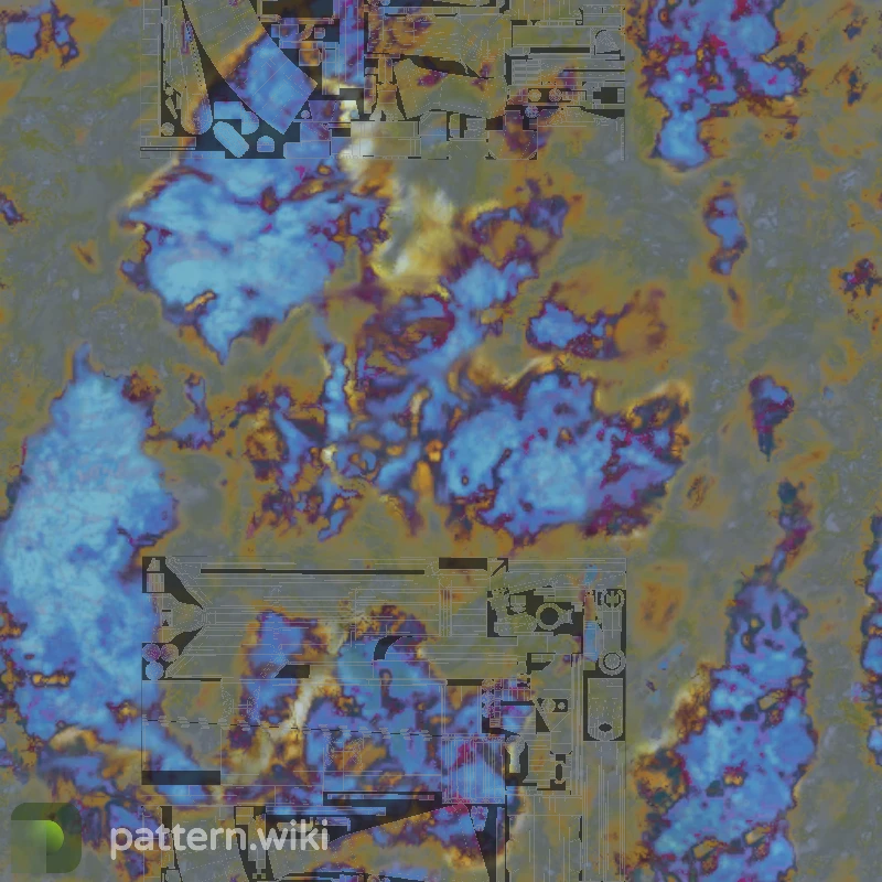 AK-47 Case Hardened seed 763 pattern template