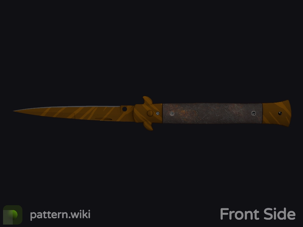 Stiletto Knife Tiger Tooth seed 176