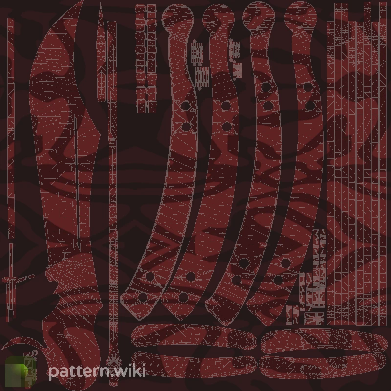 Butterfly Knife Slaughter seed 384 pattern template