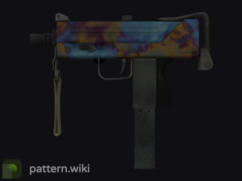 MAC-10 Case Hardened seed 203