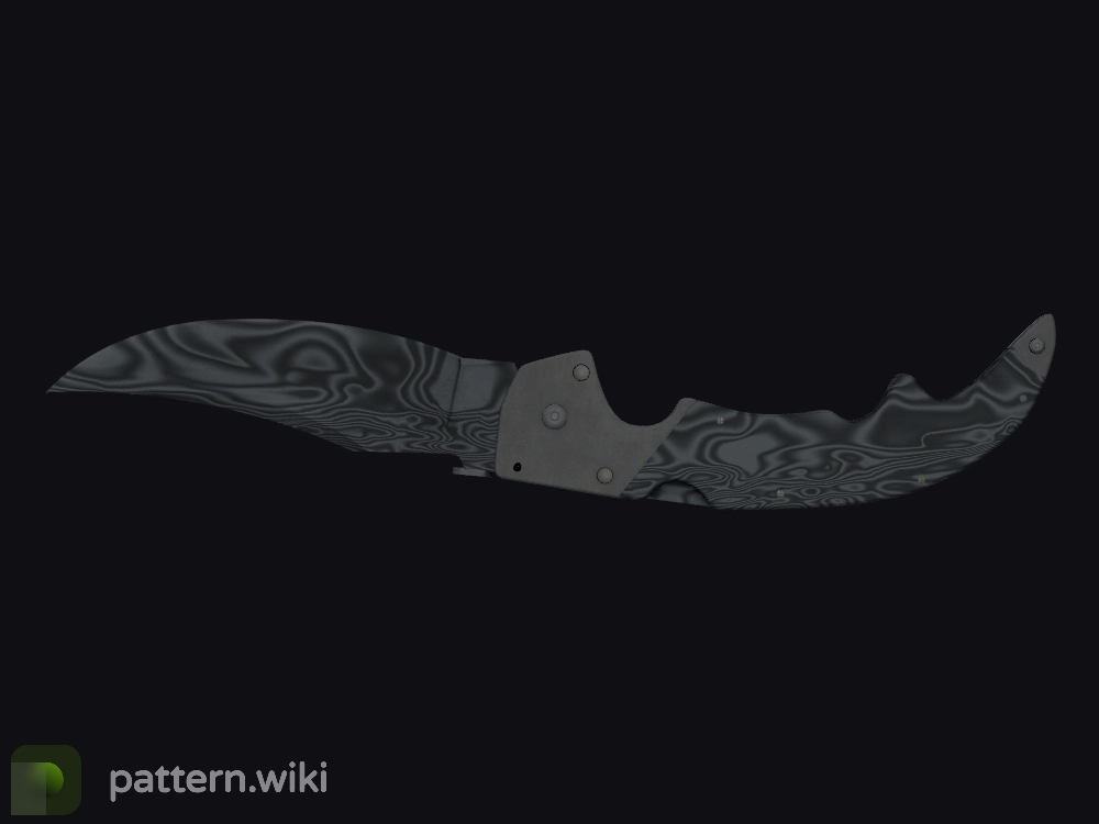 Falchion Knife Damascus Steel seed 995