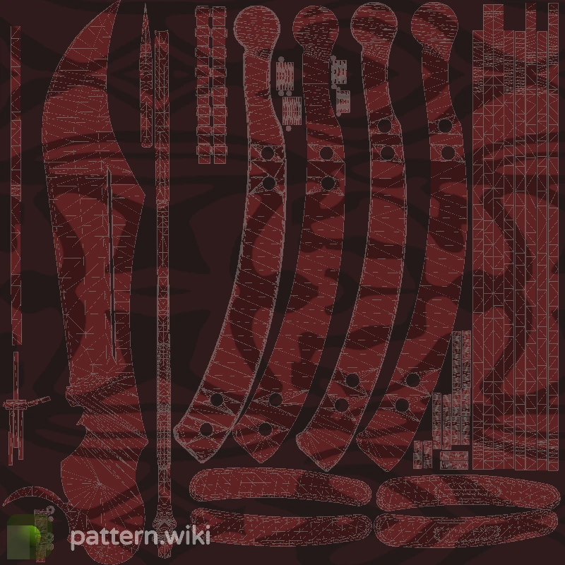 Butterfly Knife Slaughter seed 843 pattern template