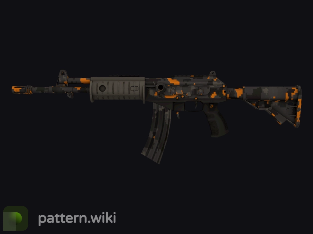 Galil AR Orange DDPAT seed 163