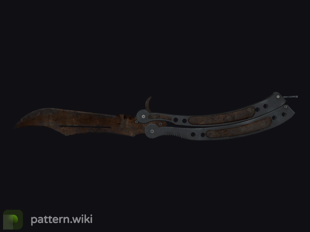 Butterfly Knife Rust Coat seed 189