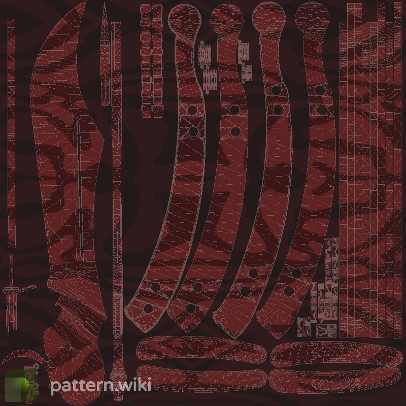 Butterfly Knife Slaughter seed 828 pattern template