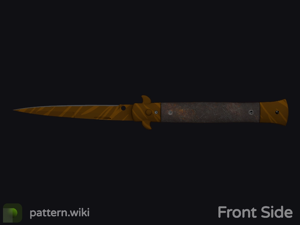 Stiletto Knife Tiger Tooth seed 45