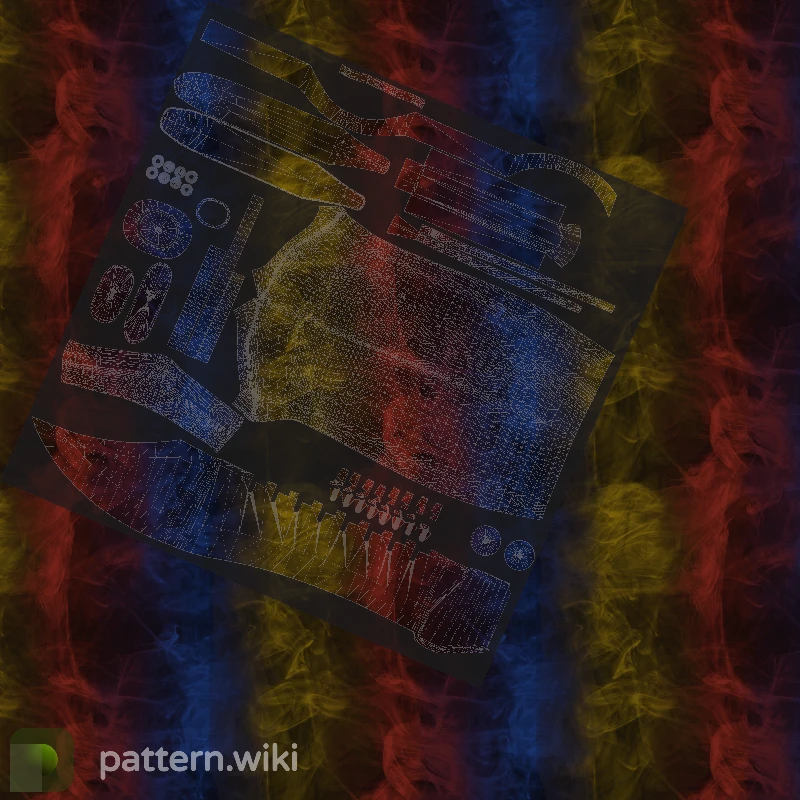 Bowie Knife Marble Fade seed 110 pattern template