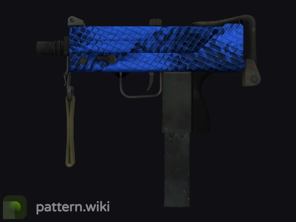 MAC-10 Lapis Gator seed 428