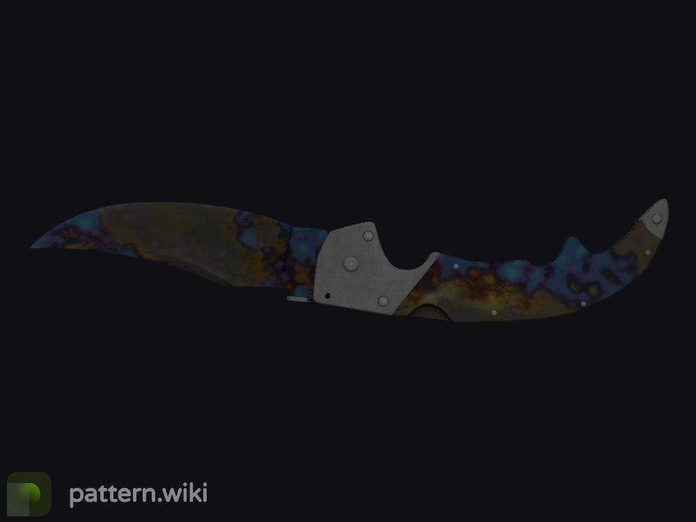 Falchion Knife Case Hardened seed 153