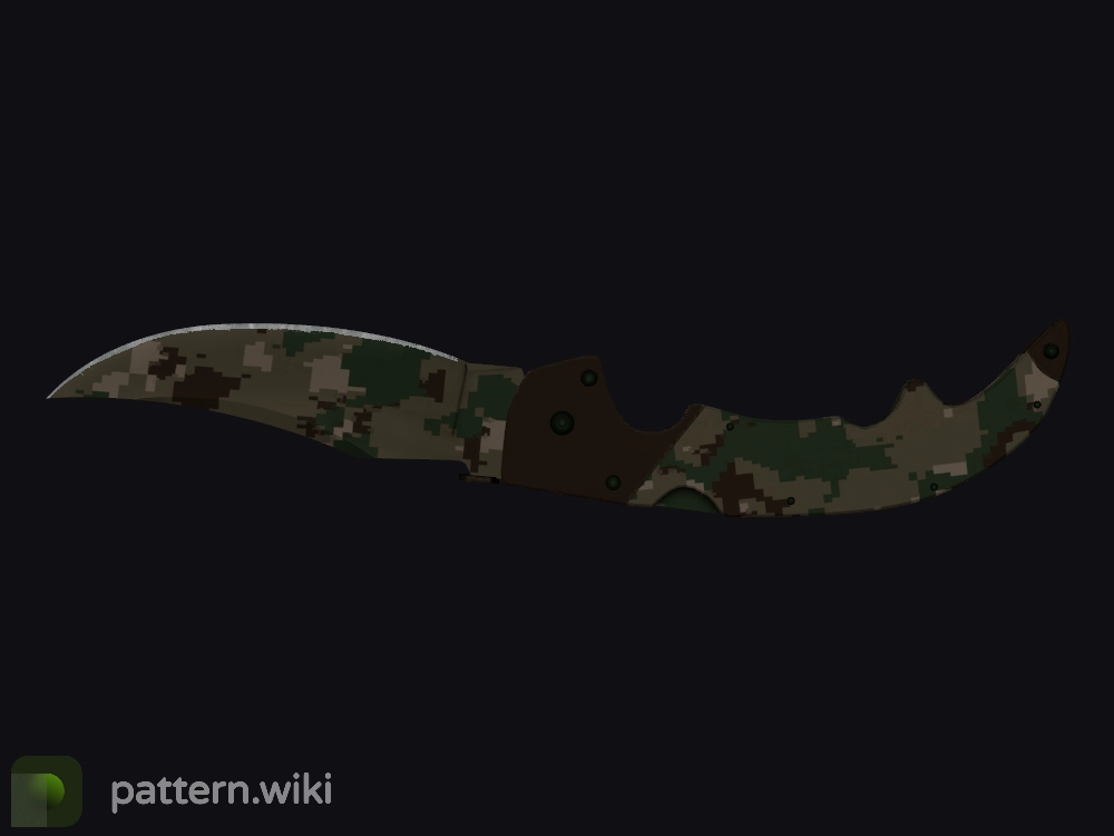Falchion Knife Forest DDPAT seed 24