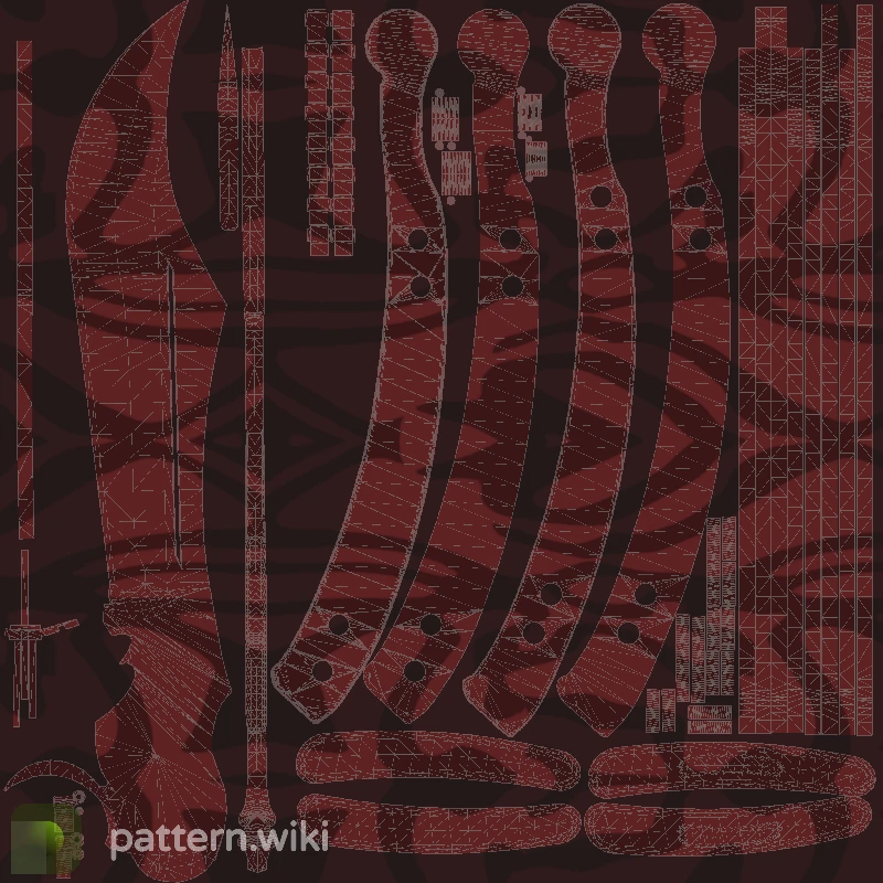 Butterfly Knife Slaughter seed 874 pattern template