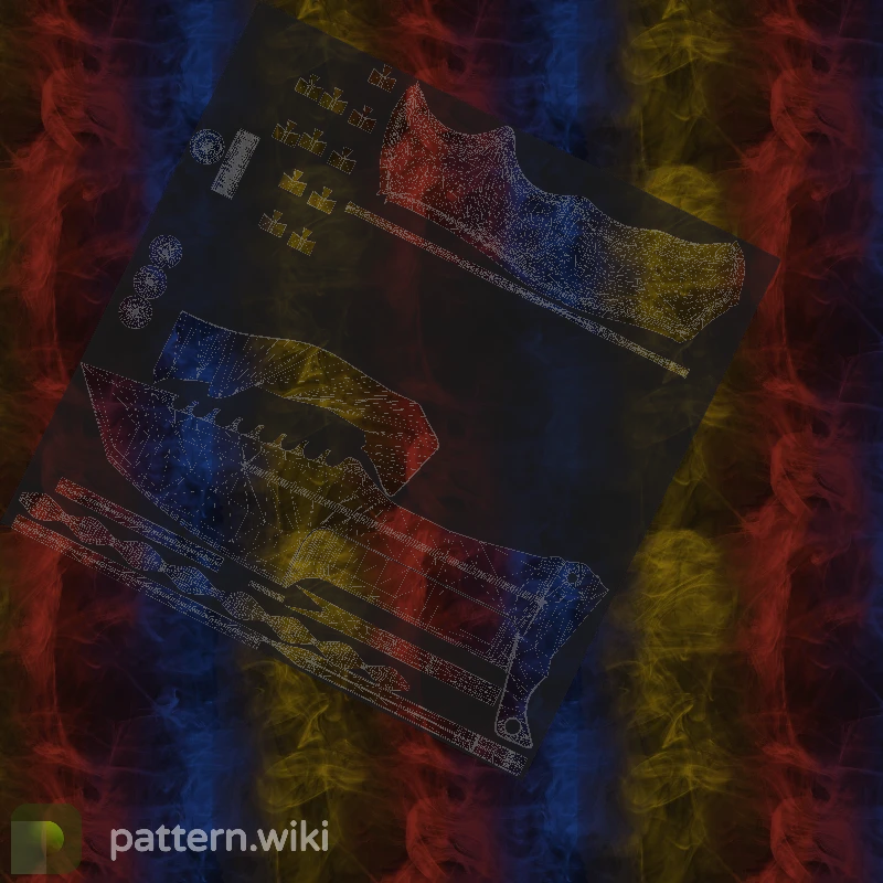 Huntsman Knife Marble Fade seed 730 pattern template