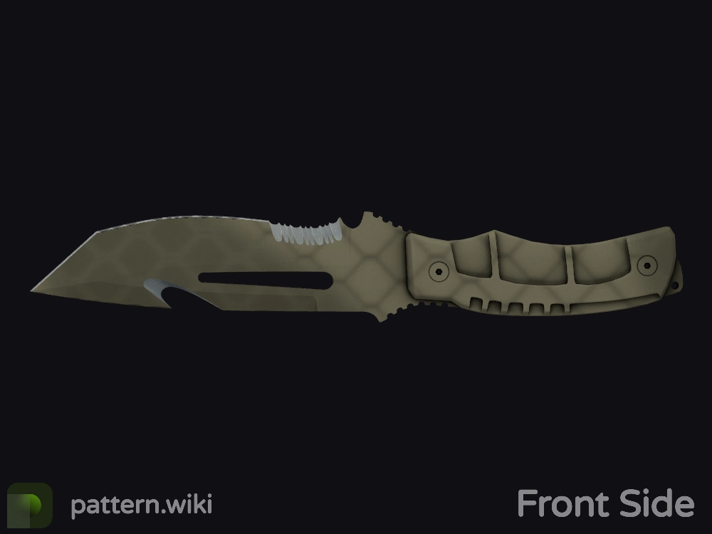 Survival Knife Safari Mesh seed 573