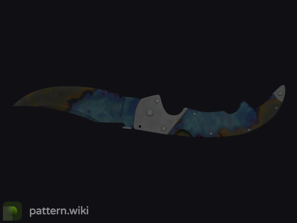 Falchion Knife Case Hardened seed 702