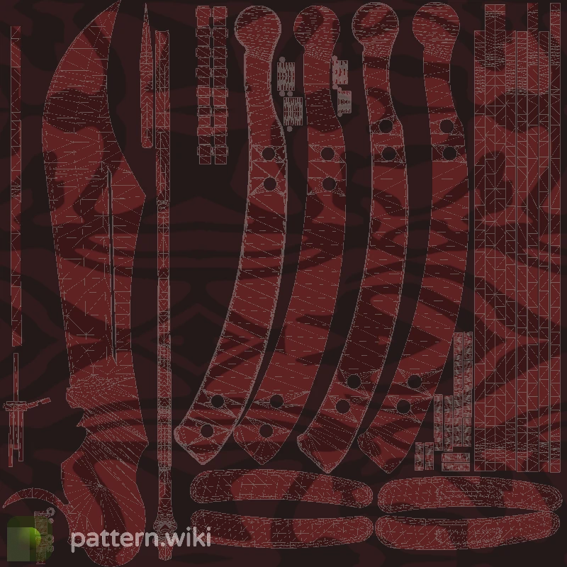 Butterfly Knife Slaughter seed 621 pattern template