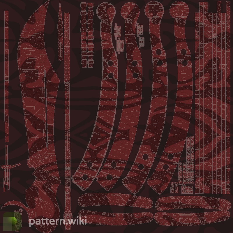 Butterfly Knife Slaughter seed 905 pattern template