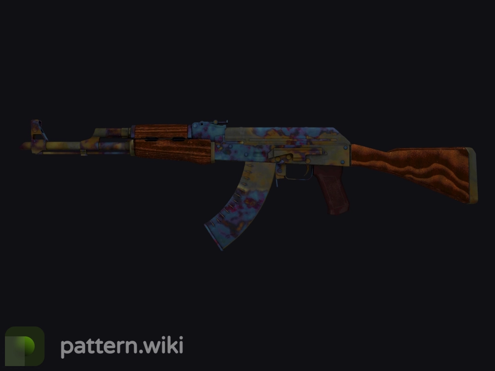 AK-47 Case Hardened seed 676