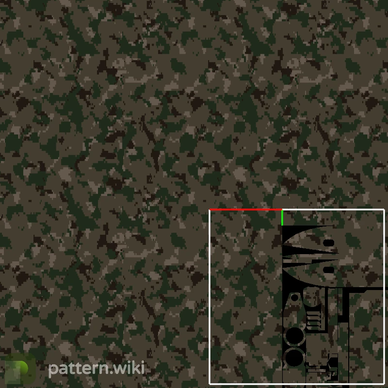 Bayonet Forest DDPAT seed 1 pattern template