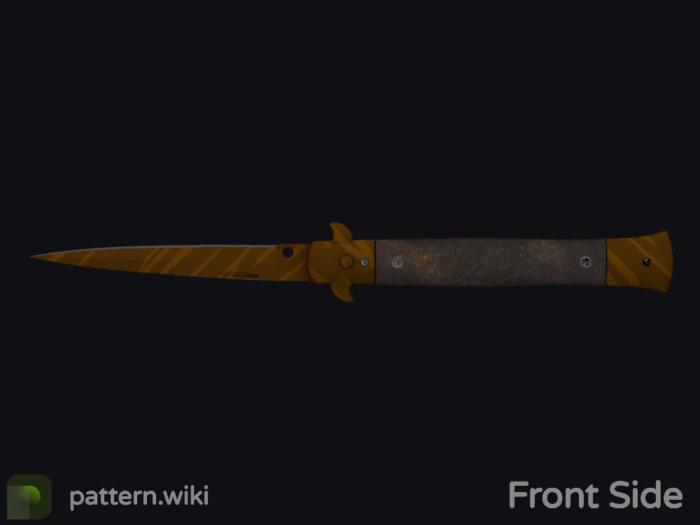 Stiletto Knife Tiger Tooth seed 682