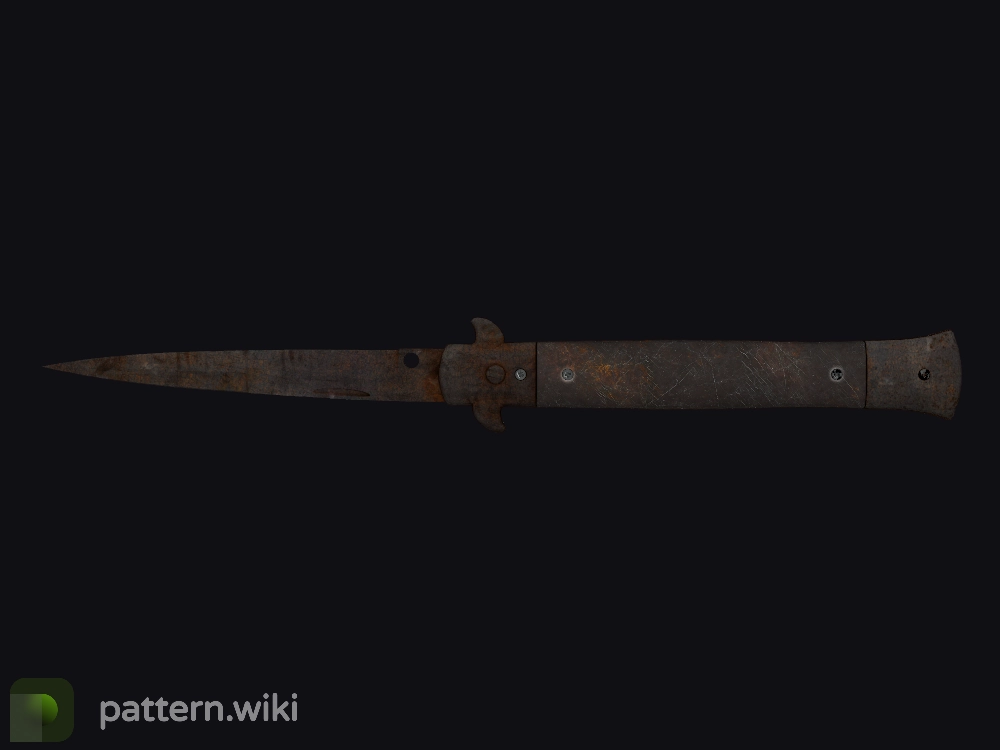 Stiletto Knife Rust Coat seed 418