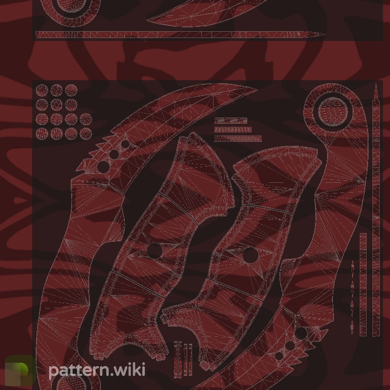 Talon Knife Slaughter seed 188 pattern template