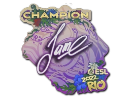 Sticker Jame (Champion) | Rio 2022 preview