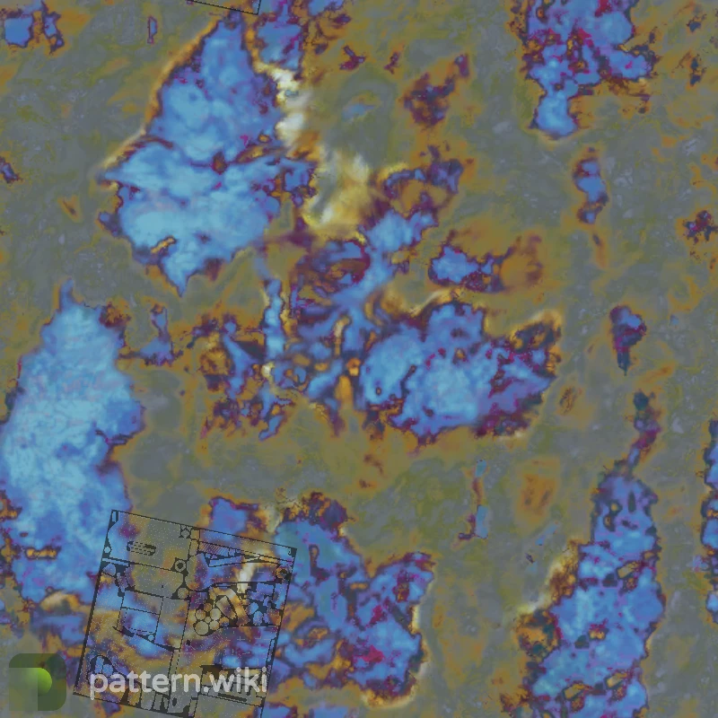 Five-SeveN Case Hardened seed 304 pattern template