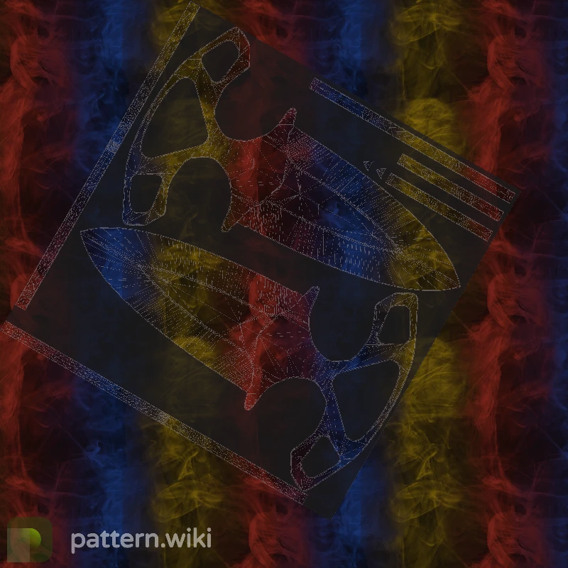 Shadow Daggers Marble Fade seed 420 pattern template