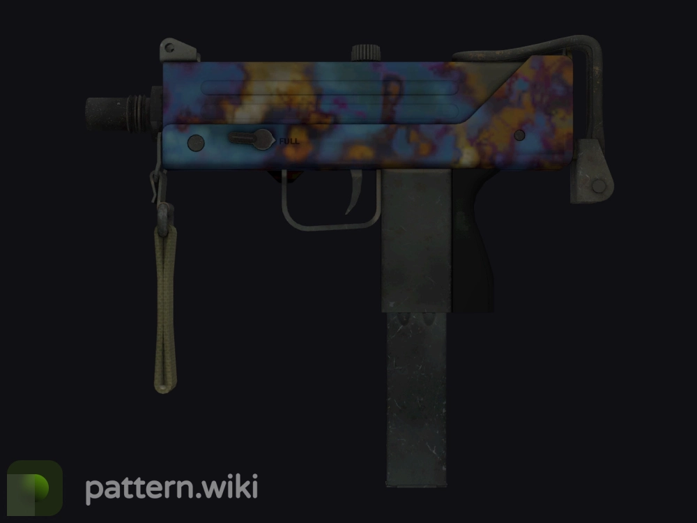 MAC-10 Case Hardened seed 974