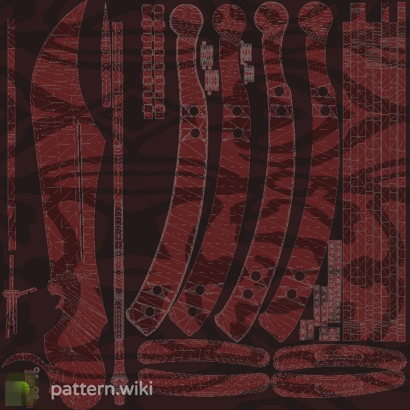 Butterfly Knife Slaughter seed 638 pattern template