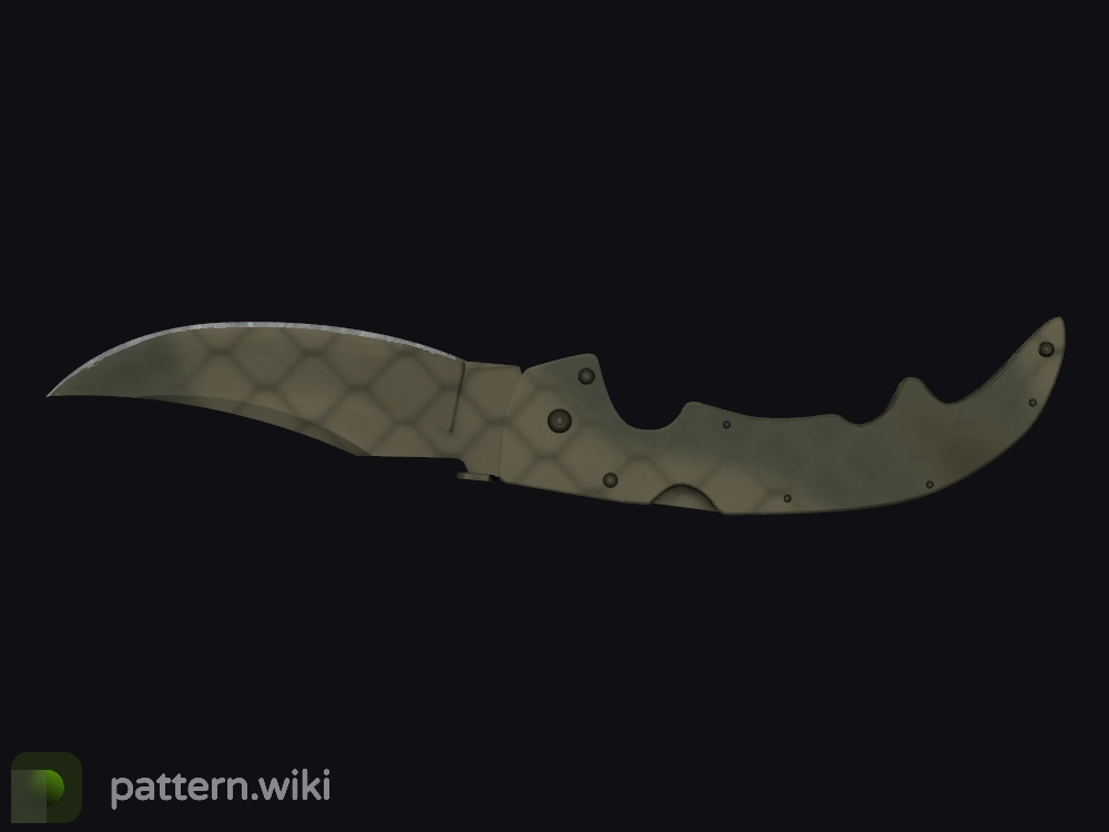 Falchion Knife Safari Mesh seed 421