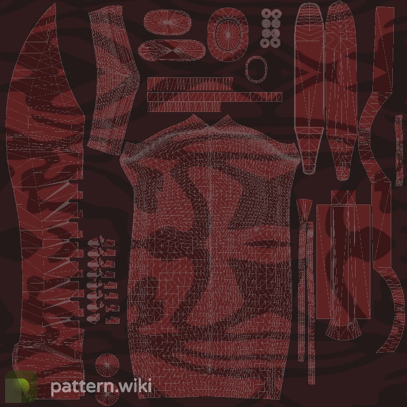 Bowie Knife Slaughter seed 85 pattern template