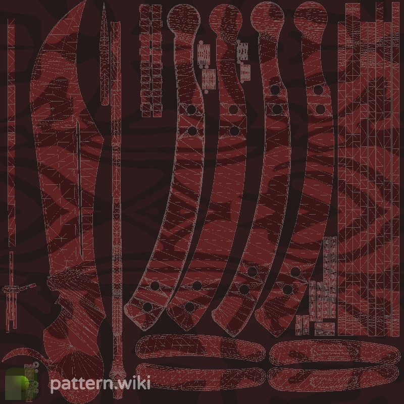 Butterfly Knife Slaughter seed 417 pattern template