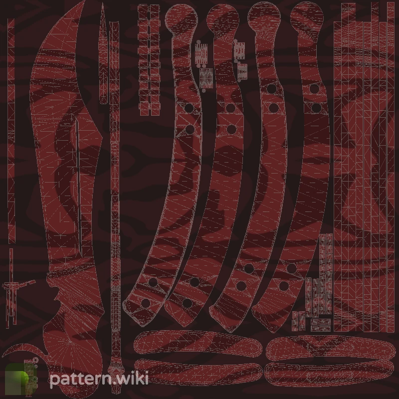 Butterfly Knife Slaughter seed 382 pattern template