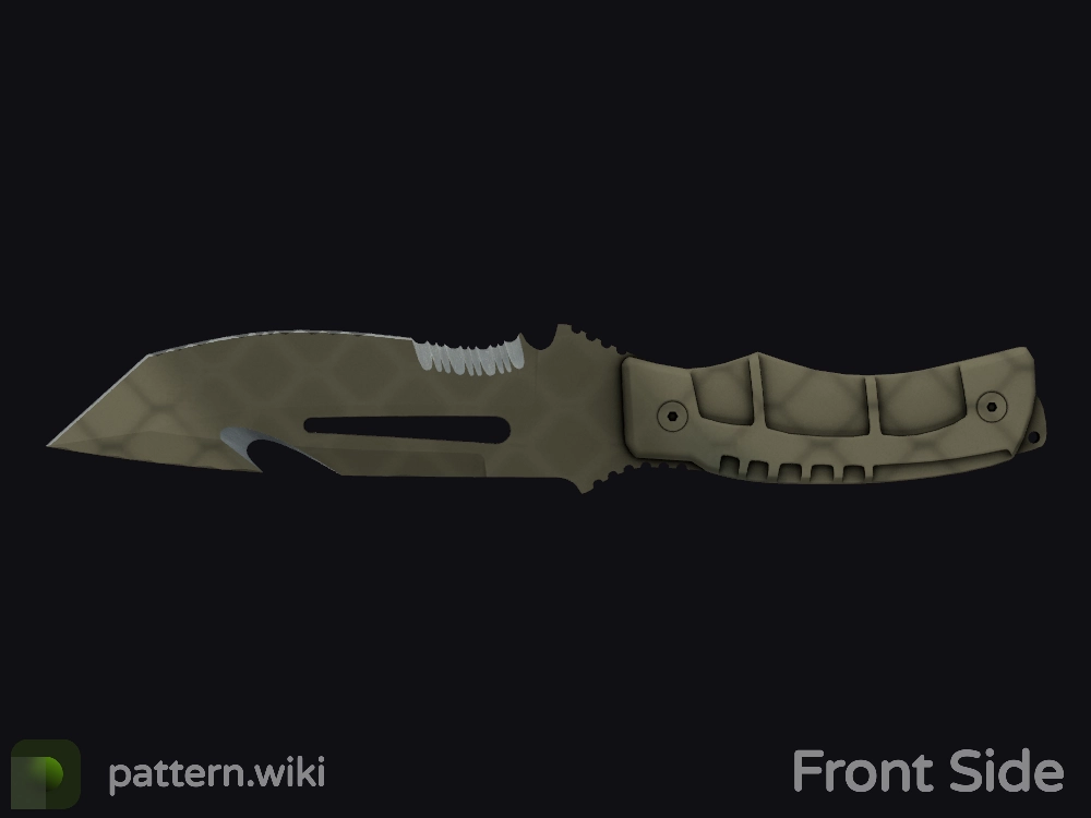 Survival Knife Safari Mesh seed 853