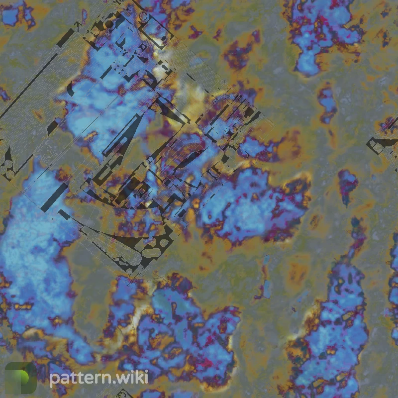 AK-47 Case Hardened seed 372 pattern template