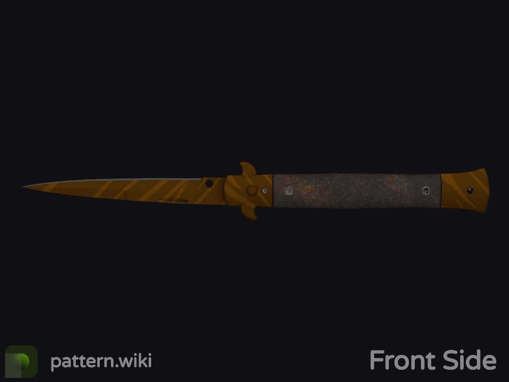 Stiletto Knife Tiger Tooth seed 516