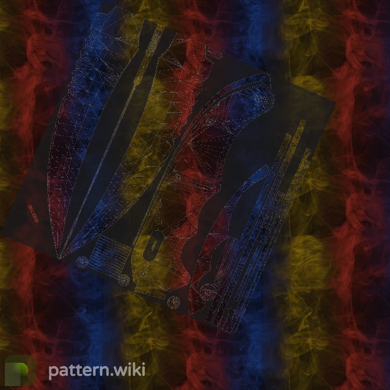 Flip Knife Marble Fade seed 216 pattern template