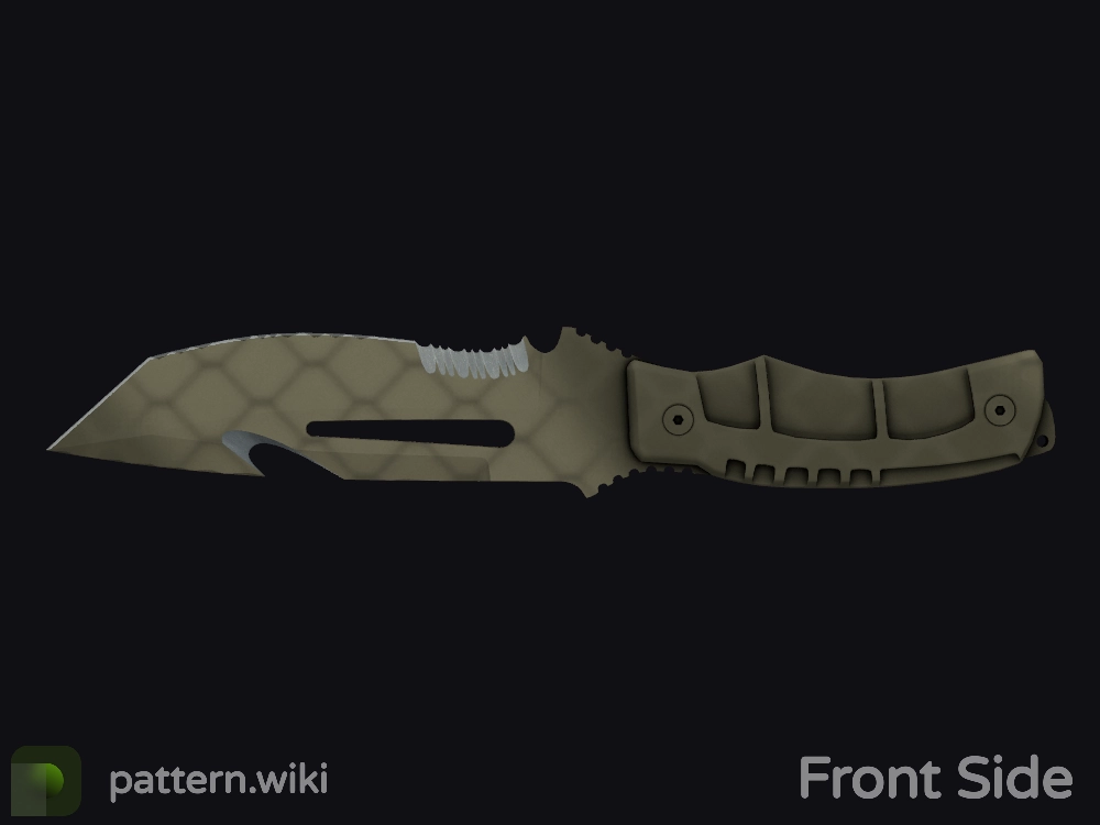 Survival Knife Safari Mesh seed 393