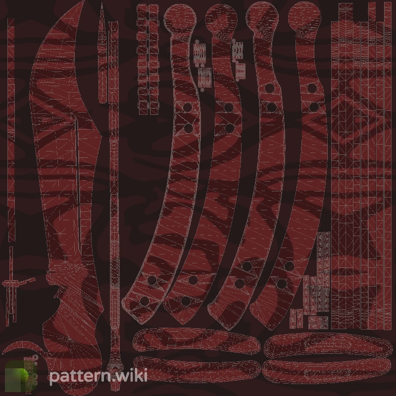 Butterfly Knife Slaughter seed 393 pattern template