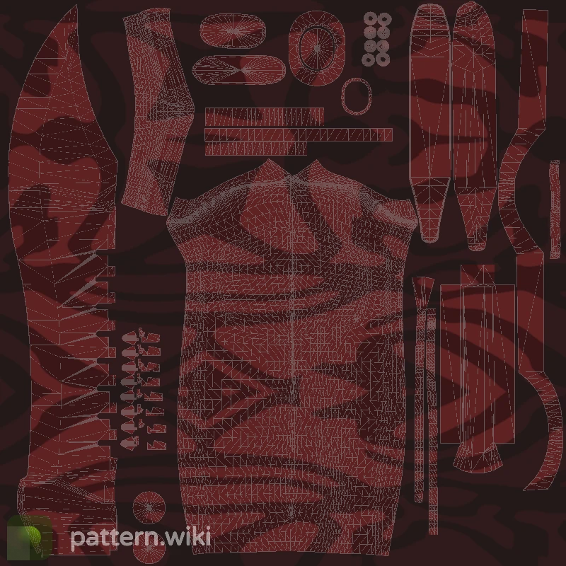 Bowie Knife Slaughter seed 649 pattern template