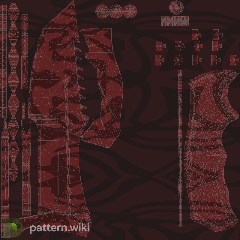 Huntsman Knife Slaughter seed 158 pattern template