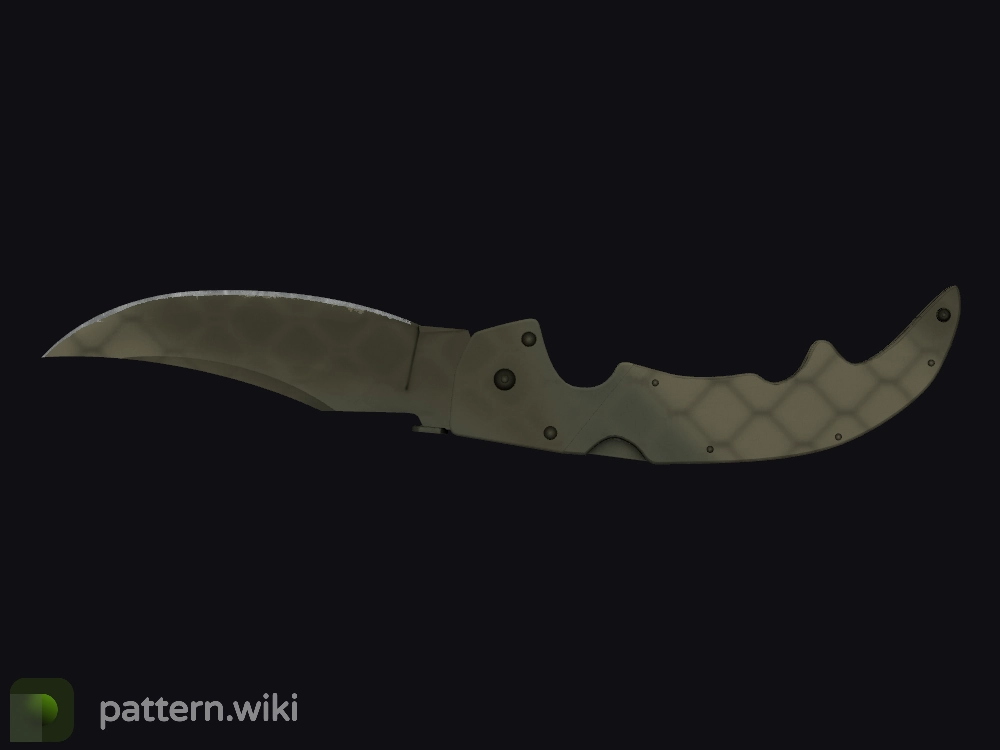 Falchion Knife Safari Mesh seed 934