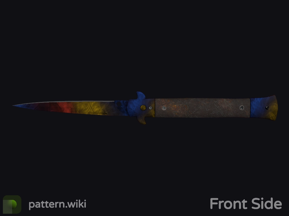 Stiletto Knife Marble Fade seed 512