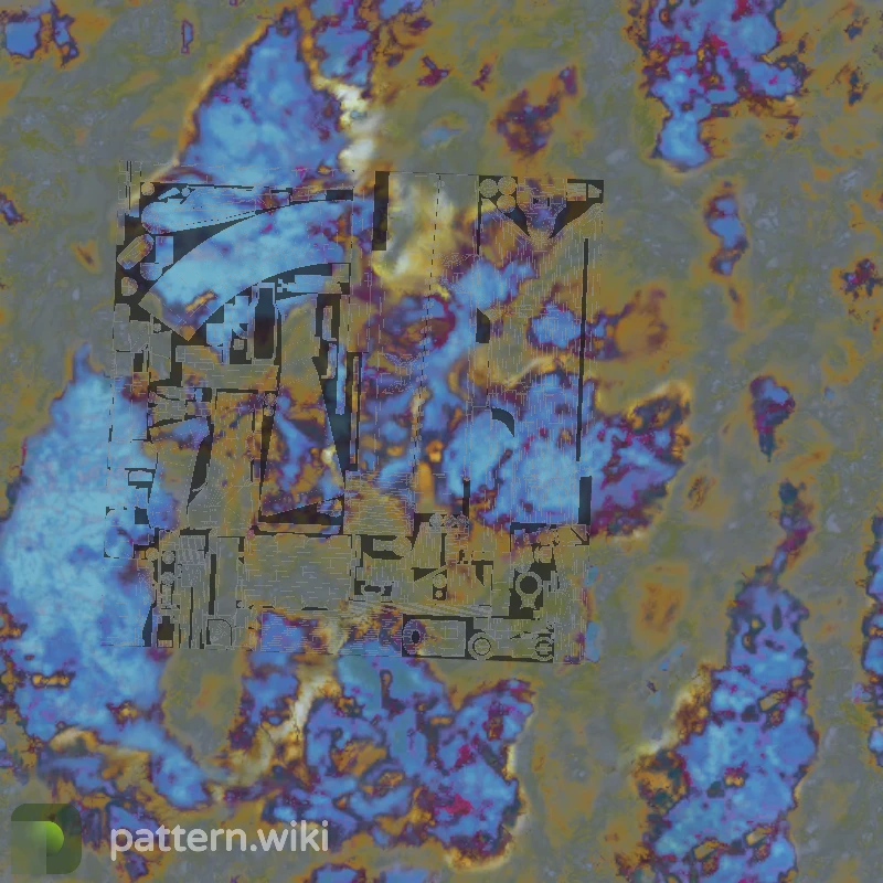 AK-47 Case Hardened seed 806 pattern template