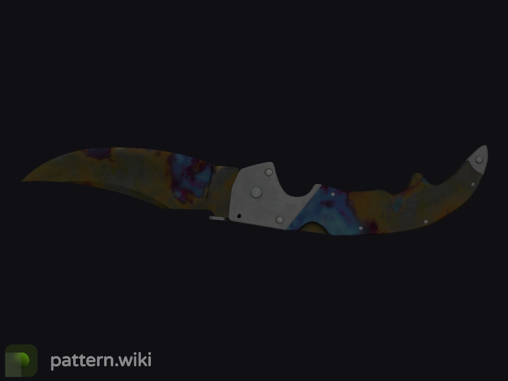 Falchion Knife Case Hardened seed 287