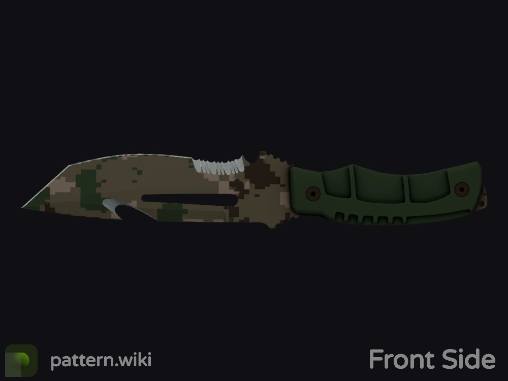 Survival Knife Forest DDPAT seed 253