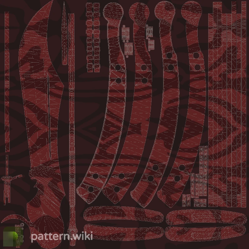 Butterfly Knife Slaughter seed 989 pattern template